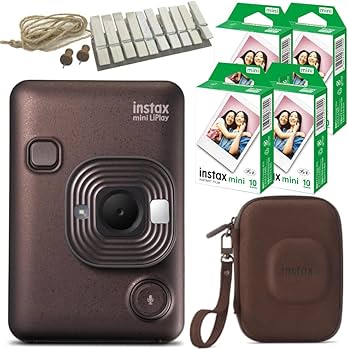 限定カラー FUJIFILM instax mini LiPlay ダークグレー 富士フイルムが
